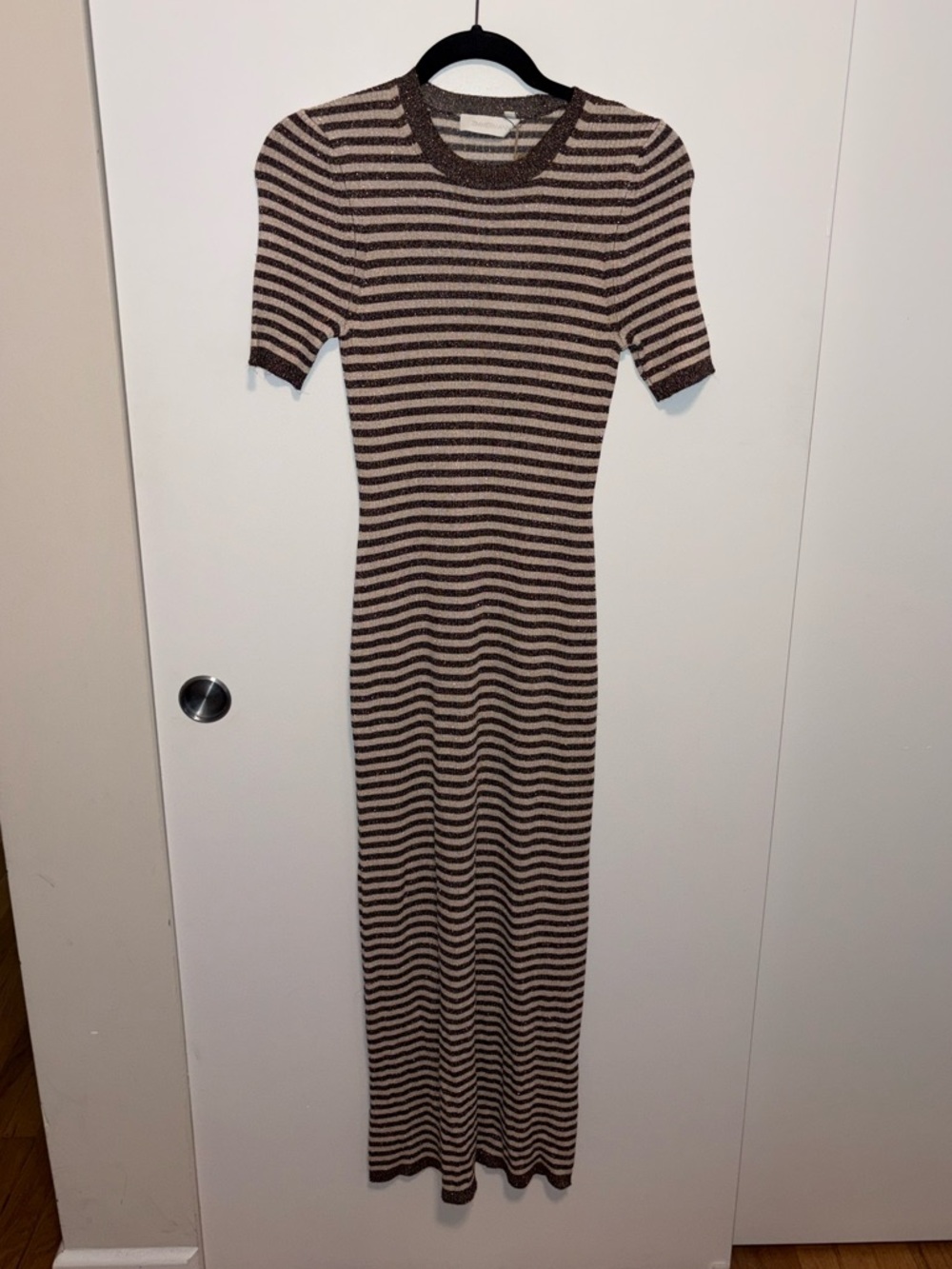 Zimmerman Striped Lurex Maxi Dress